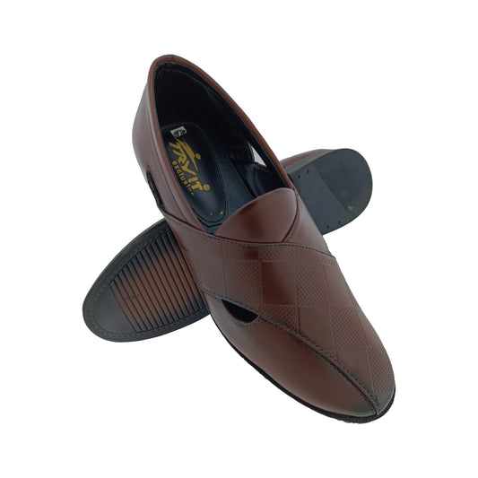 TRYIT 1003 BROWN MENS TRADITIONAL SANDAL