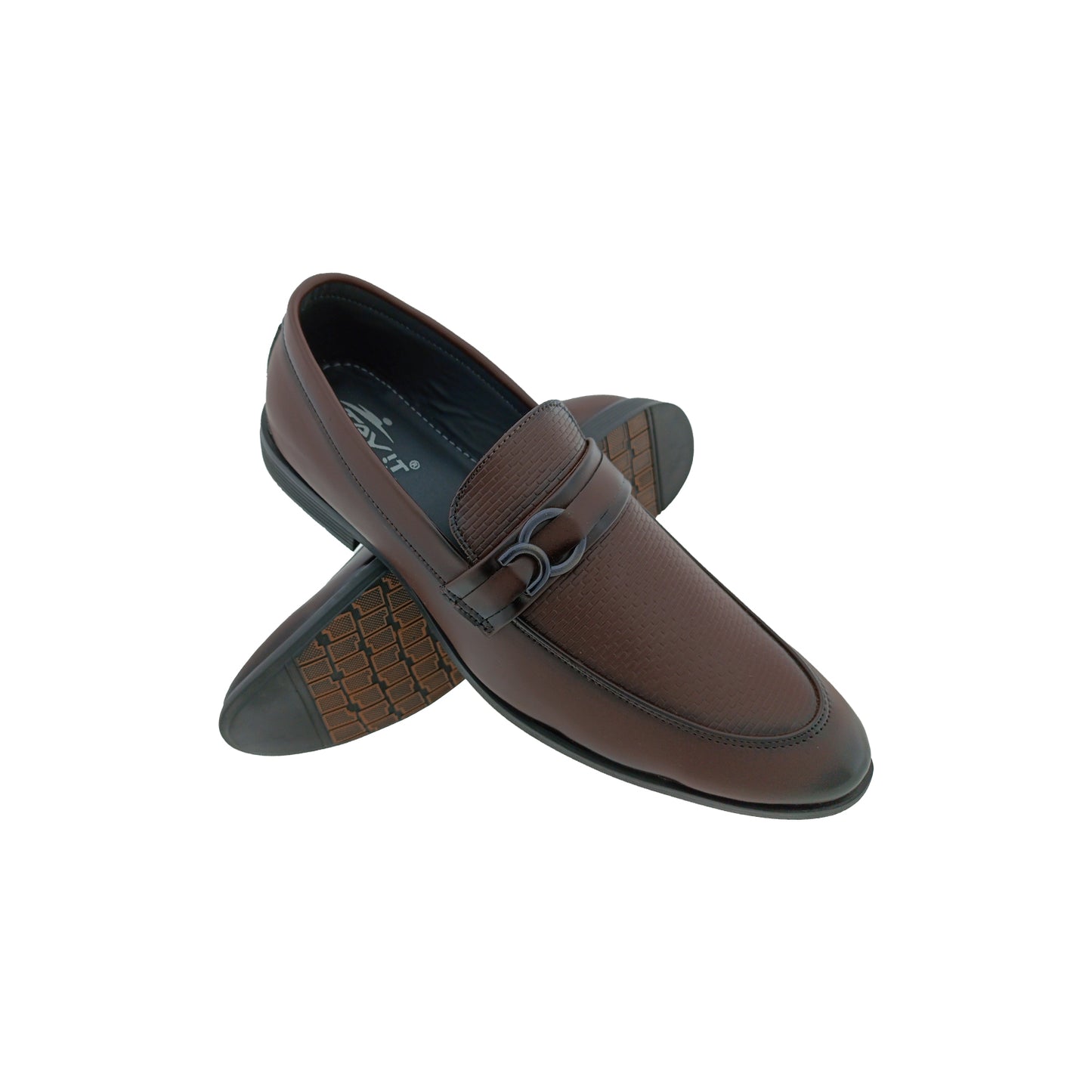 TRYIT 3686 BROWN MENS POINT LOAFER