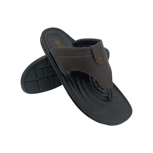 LANCER LUXE-51 BROWN MENS V-BELT CHAPPAL