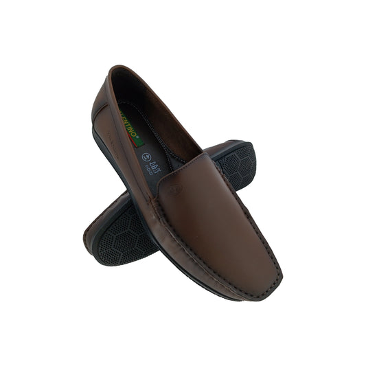 VALENTINO V-CLASS-01 BROWN MENS BOADER LOAFER