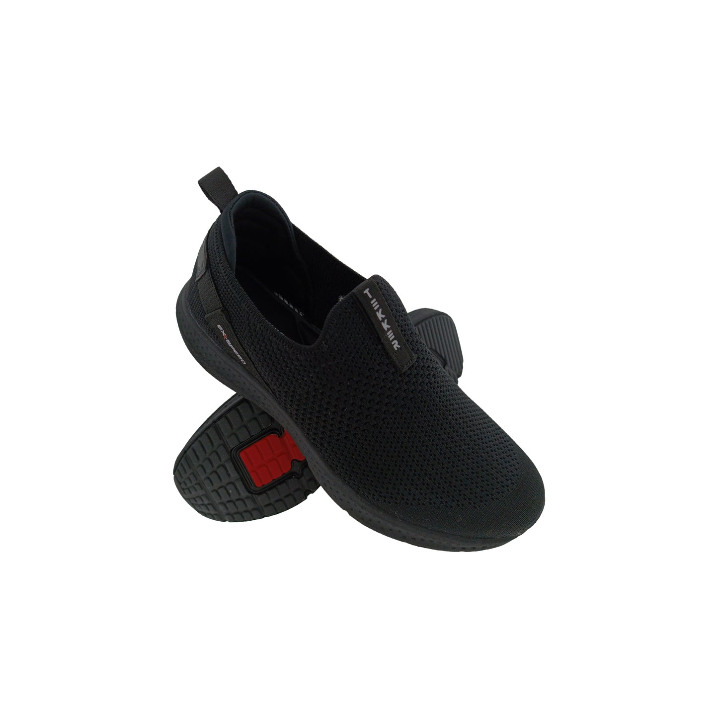 TEKKER NITROGEN BLACK MENS SLIPON SPORTS SHOE