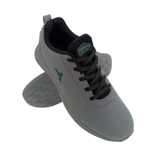 ABROS ASSG1542 L.GREY/BLACK MENS LACEUP SPORTS SHOE