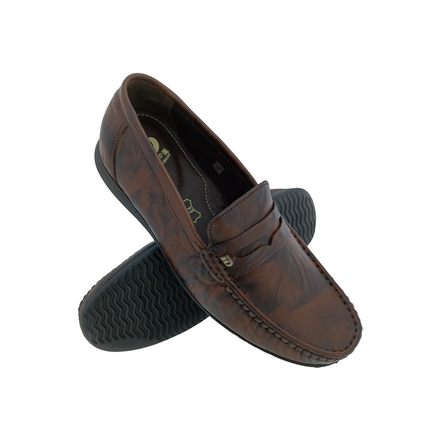 ID-ID1166 BROWN MENS BOADER LOAFER