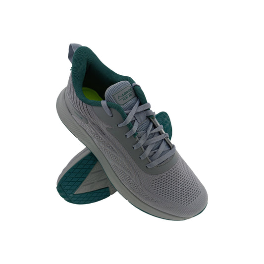 ABROS ASSG1322 L.GREY/B.GREEN MENS LACEUP SPORTS SHOE
