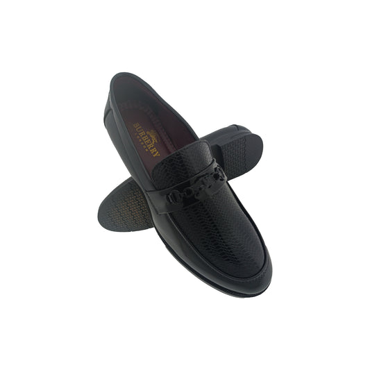 SN104 BLACK MENS PANNY LOAFER