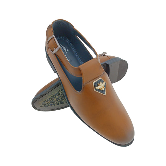 TRYIT 1152 TAN MENS TRADITIONAL SANDAL