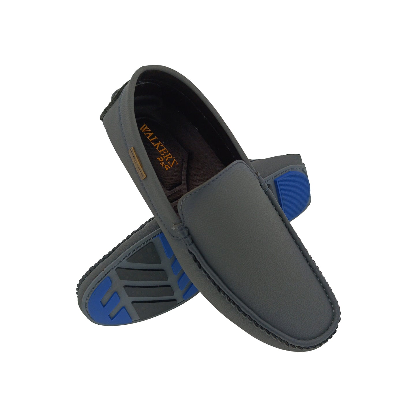 WALKERS 2404 GREY MENS BOADER LOAFER