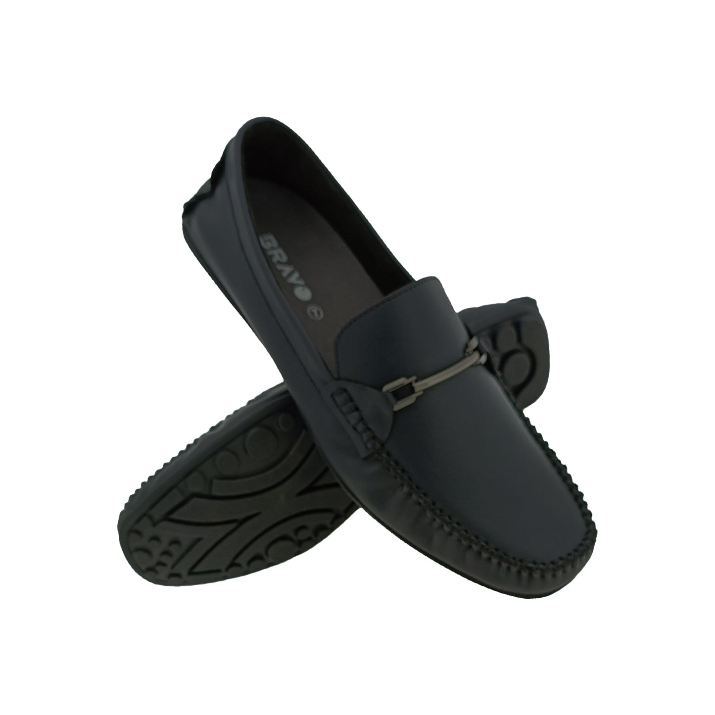 BRAVO MX-27 BLACK MENS LOAFER