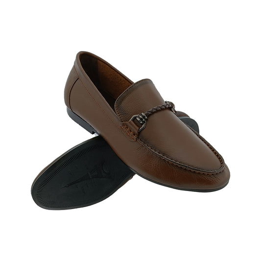 SKINZ 59000 TAN MENS BORDER LOAFER