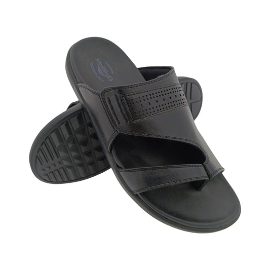 MEDIFEET MFR1572 BLACK MENS CHAPPAL
