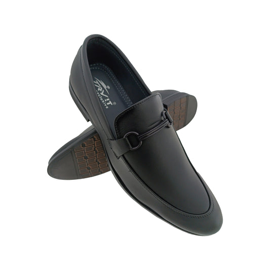 TRYIT 3106 BLACK MENS POINT LOAFER