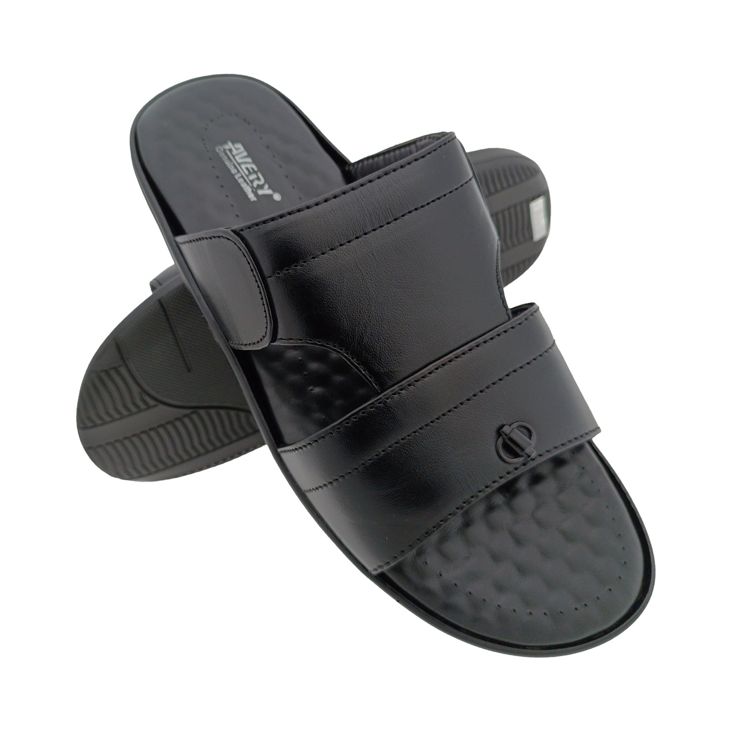 AVERY 889 BLACK MENS CHAPPAL
