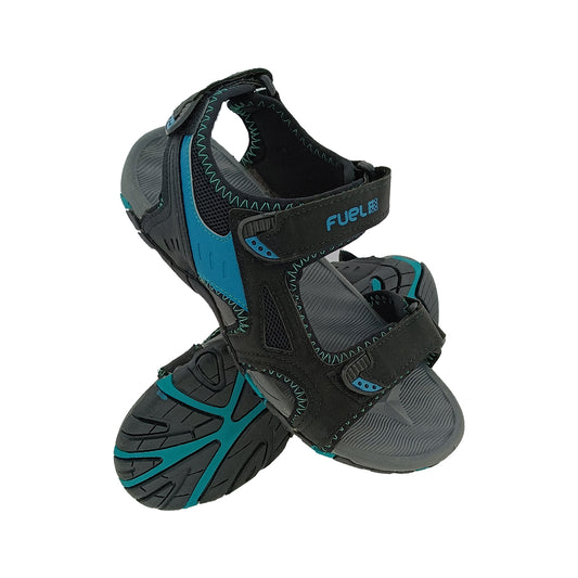FUEL WINGER BLACK/AQUA MENS SPORTS SANDAL