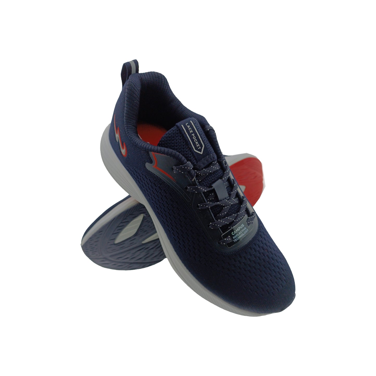 CAMPUS HASLEY NAVY/RED MENS LACEUP SPORTS SHOE