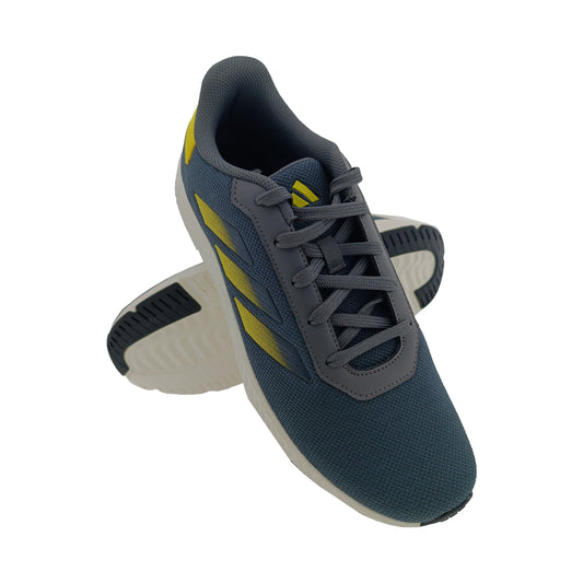 ADIDAS JK3792 D.GREY/YELLOW MENS LACEUP SPORTS SHOE