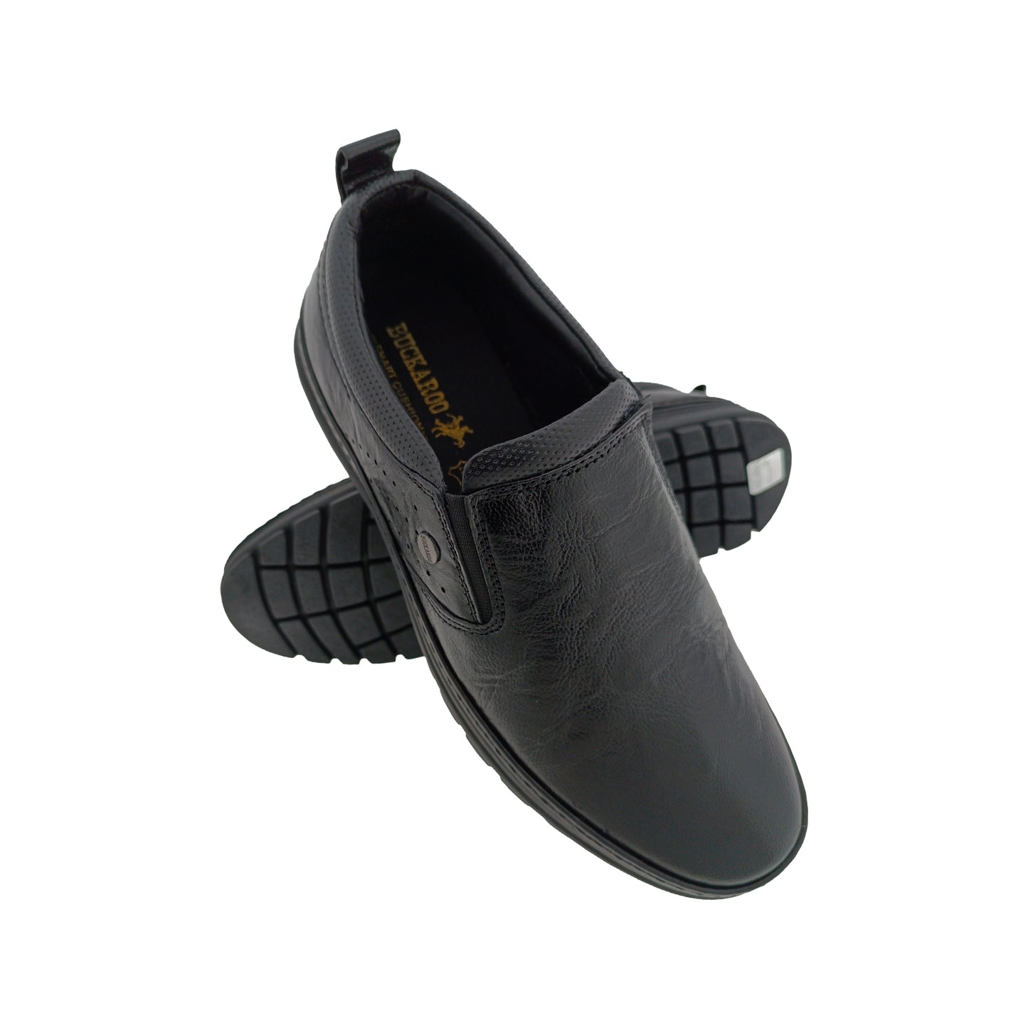 BUCKAROO FRERA 5-51541K BLACK MENS SLLIPON SHOE