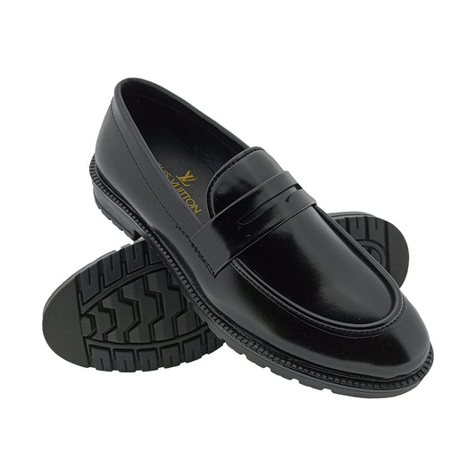 TRYIT 5206 BLACK MENS PANNY LOAFER