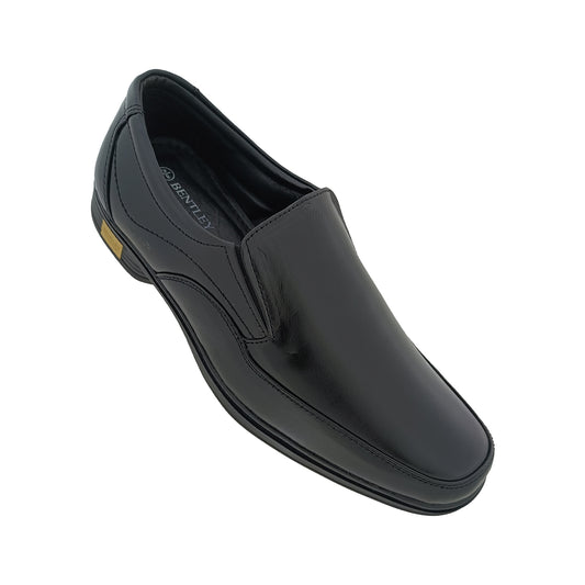BENTLEY 9243 BLACK MENS FORMAL SLIPON SHOE