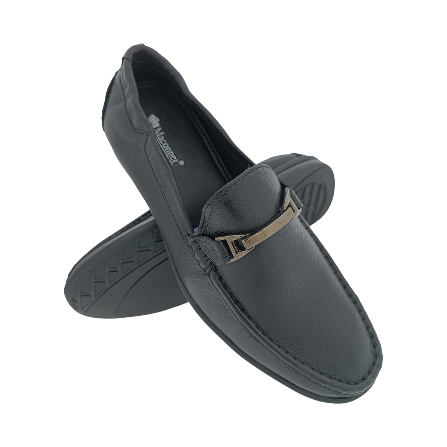 MACONNER CLICK-11 BLACK MENS LOAFER