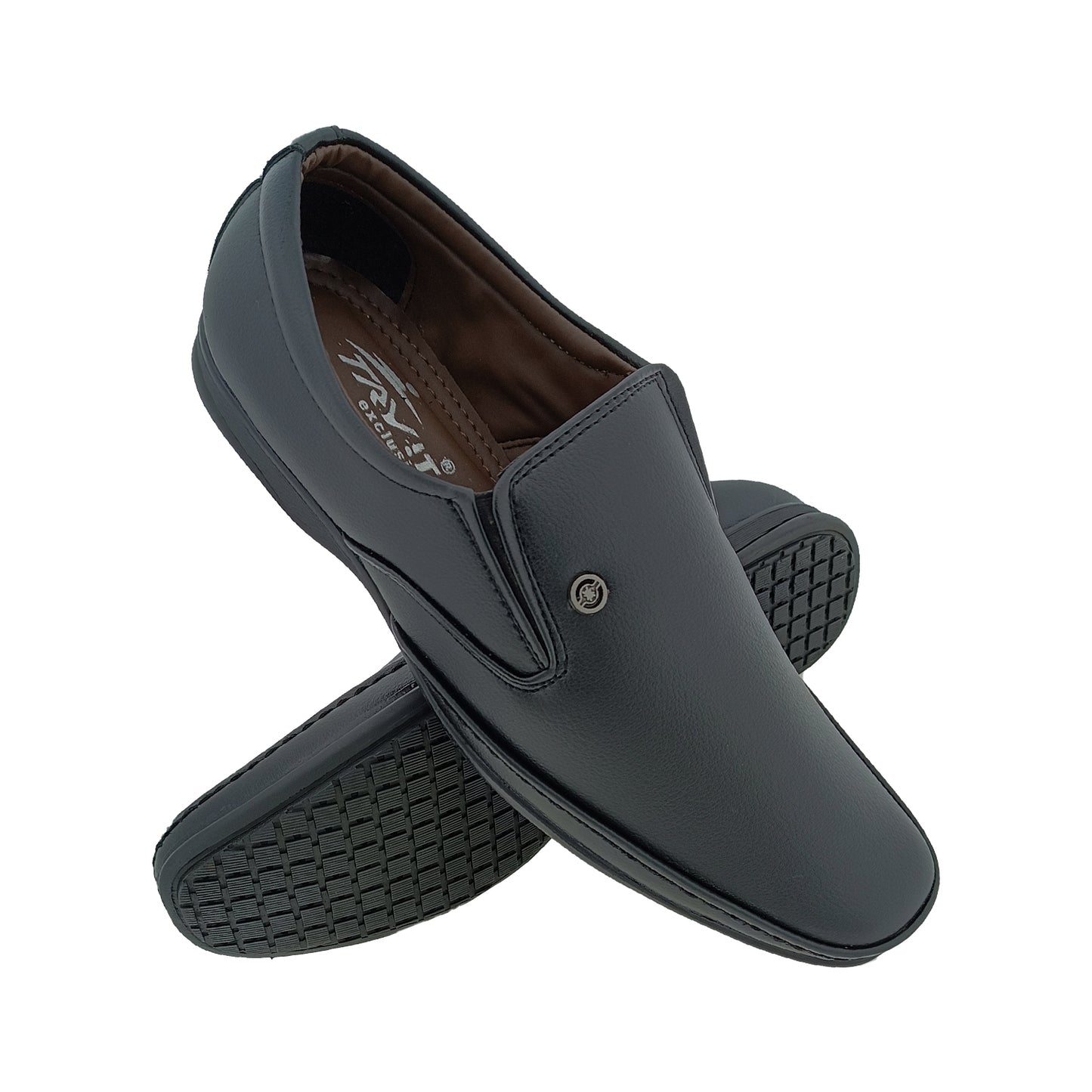 TRYIT 4450 BLACK MENS FORMAL SHOE