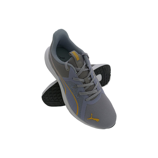 PUMA 311486-04 LT.GREY/YELLOW MENS LACEUP SPORTS SHOE