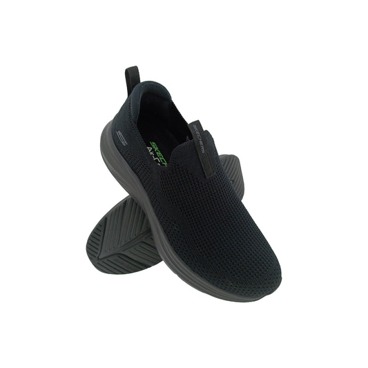 SKECHERS 232629 BLACK MENS SLIPON SPORTS SHOE