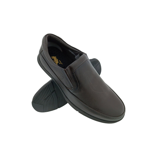 HITZ 4372 BROWN MENS CASUEL SLIPON SHOE