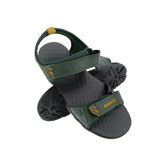 SPARX SS719 F.GREEN/GOLD MENS SPORTS SANDAL