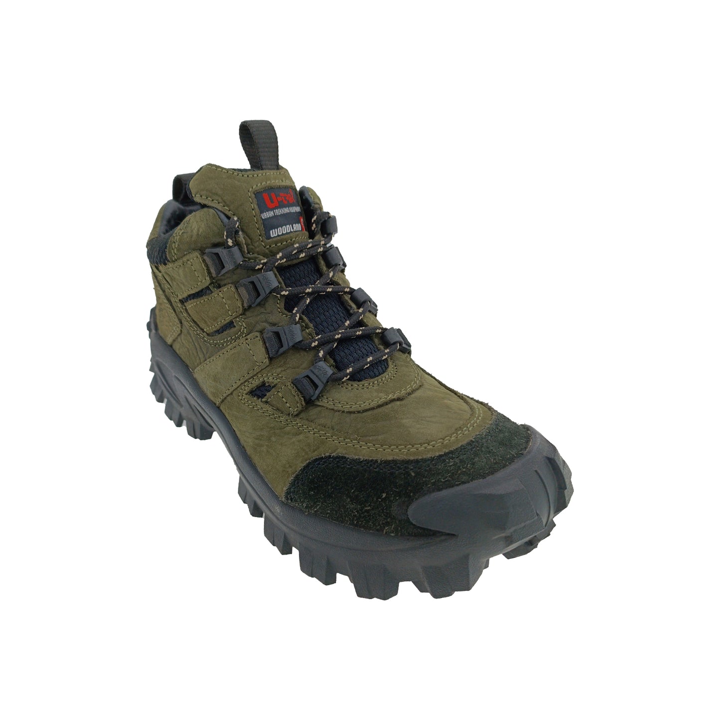 WOODLAND G40777CMA OLIVE/GREEN MENS LETHER CASUEL SHOE