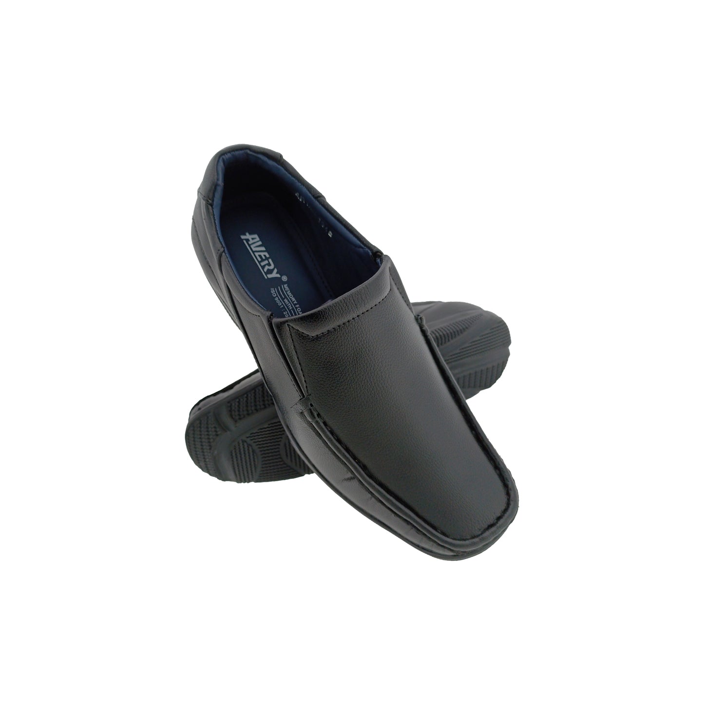 AVERY 1945 BLACK MENS SLIPON SHOE
