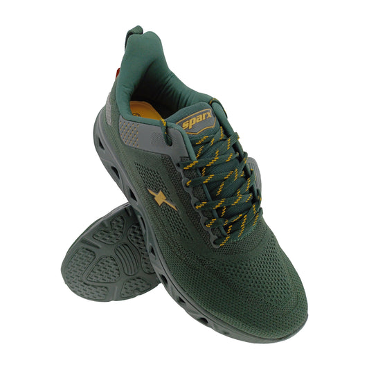 SPARX SM958 FT.GREEN/GOLD MENS LACEUP SPORTS SHOE